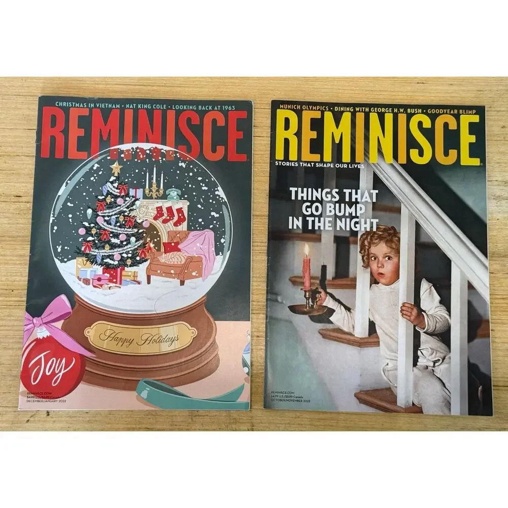 Lot of 6 Reminisce Magazine 2022 Full Year
